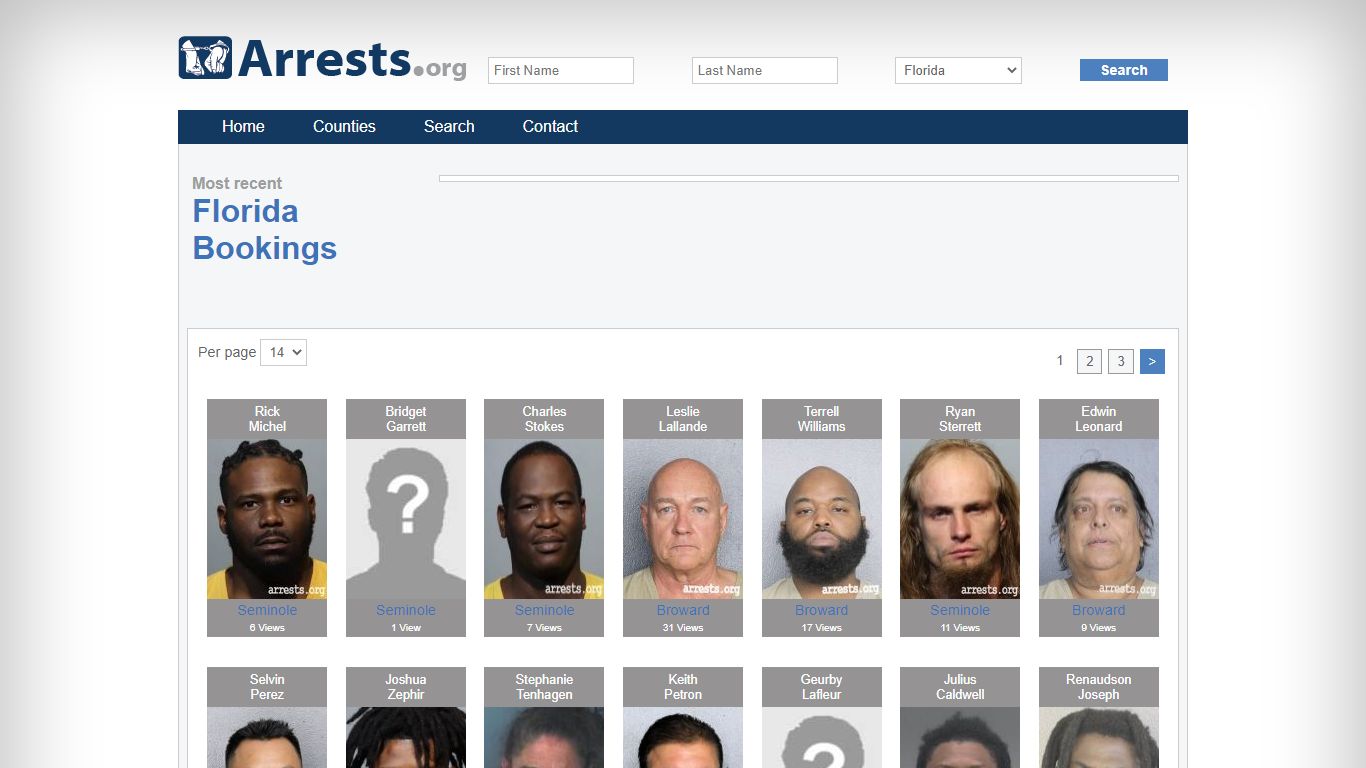 Florida Arrests and Inmate Search